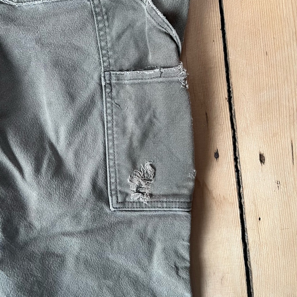 Carhartt Relaxed Fit Faded Olive Green Work Pants - Picture 12 of 12
